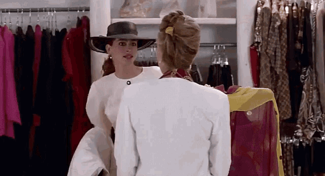 Julia Roberts in Pretty Woman telling the rude saleswoman, "Big mistake. Big. Huge."