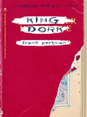 Cover of King Dork, which looks like the cover of Catcher in the Rye but the title and author have been scratched out and replaced with a hand-written King Dork and Frank Portman