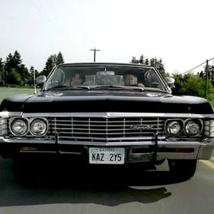 A black Chevy Impala from Supernatural