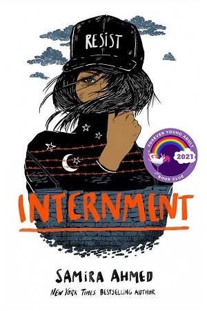 Cover Internment: A girl in a baseball cap hiding her face with her hair and turtleneck