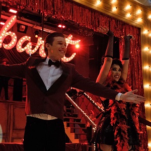 Simon and Abby performing in the school production of Cabaret (Love, Simon)