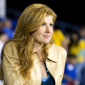 Friday Night Light's Tami Taylor at a football game