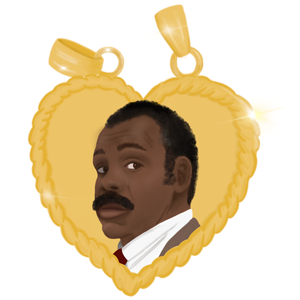 BFF charm with Roger Murtagh from Lethal Weapon's face.
