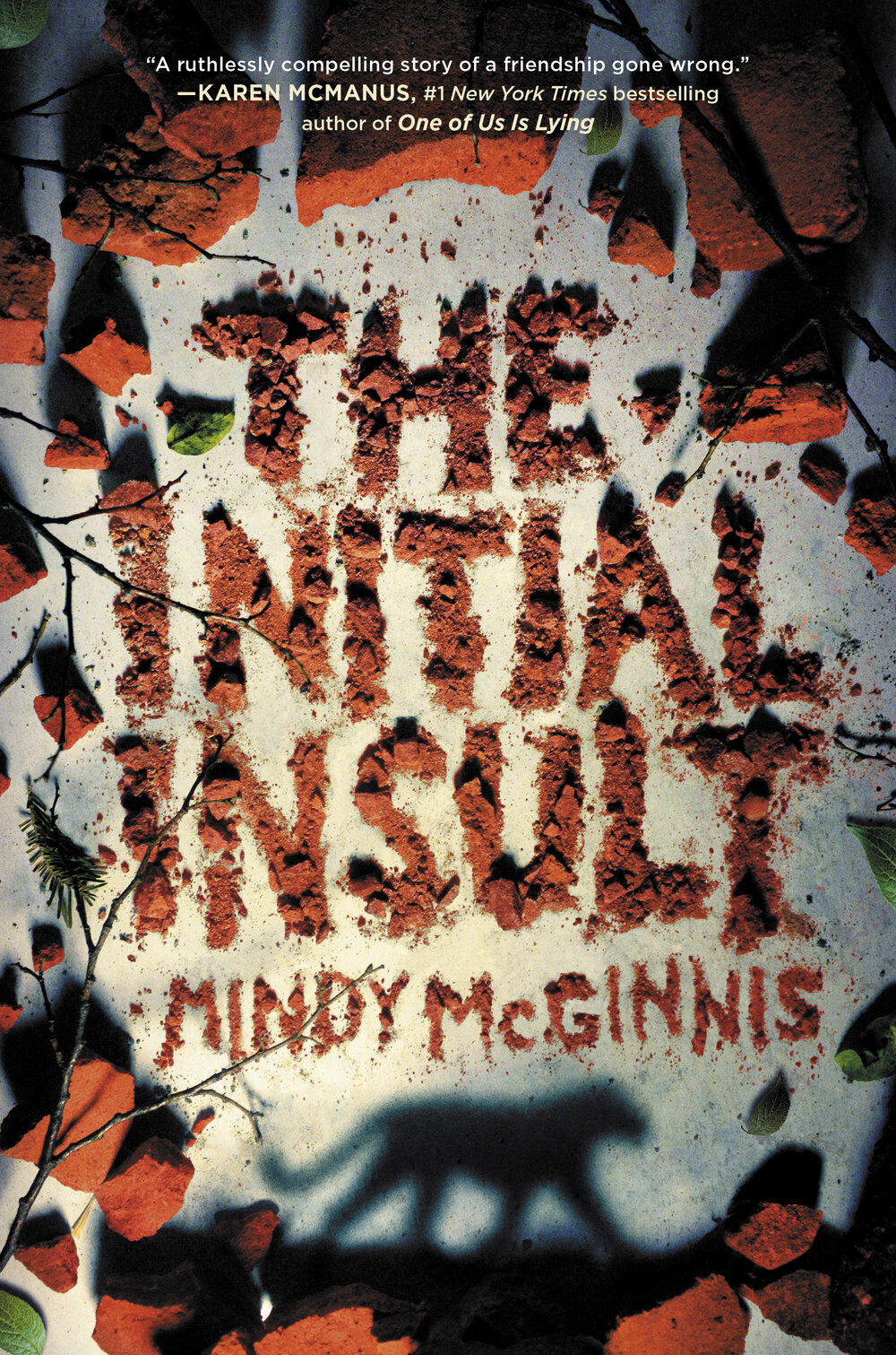 The Initial Insult by Mindy McGinnis cover