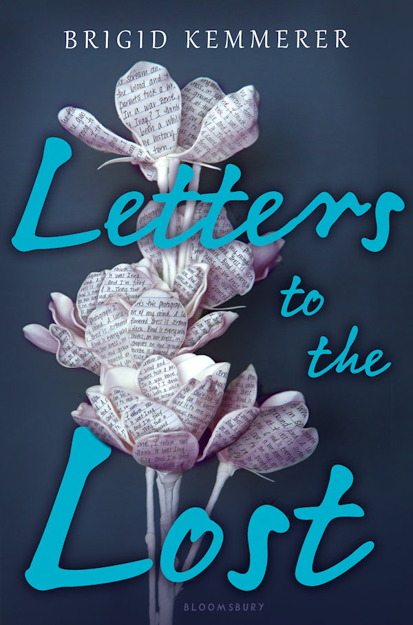 Cover of Letters to the Lost: A bouquet of flowers made out of paper