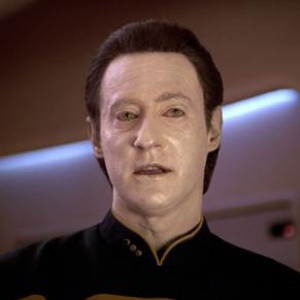 Data the Android from Star Trek: Next Generation