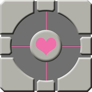 Companion cube from the video game, Portal