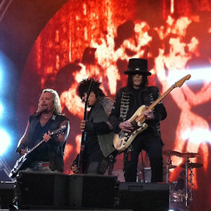 Band Motley Crue on stage