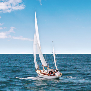 sailboat on the ocean