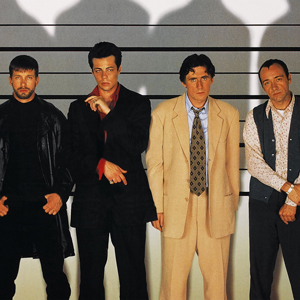 A line up of the cast of The Usual Suspects