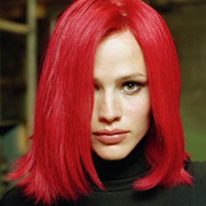 Jennifer Garner in a red wig from Alias