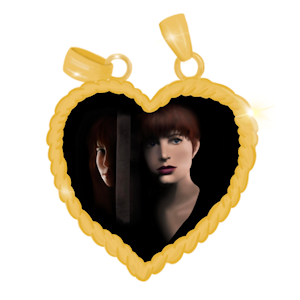 BFF Charm with an image of the main character from the movie Single White Female