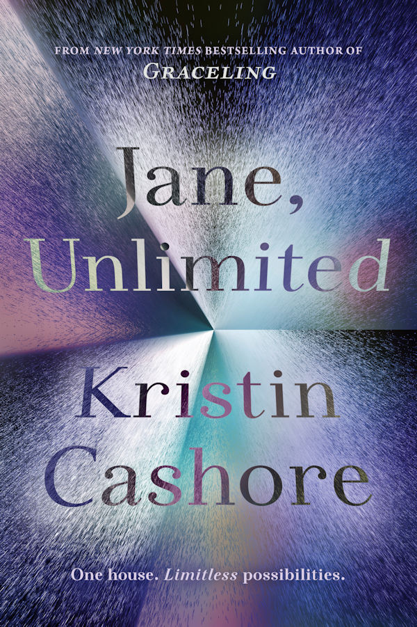 Cover Jane Unlimited: A metallic looking background with the book title across it