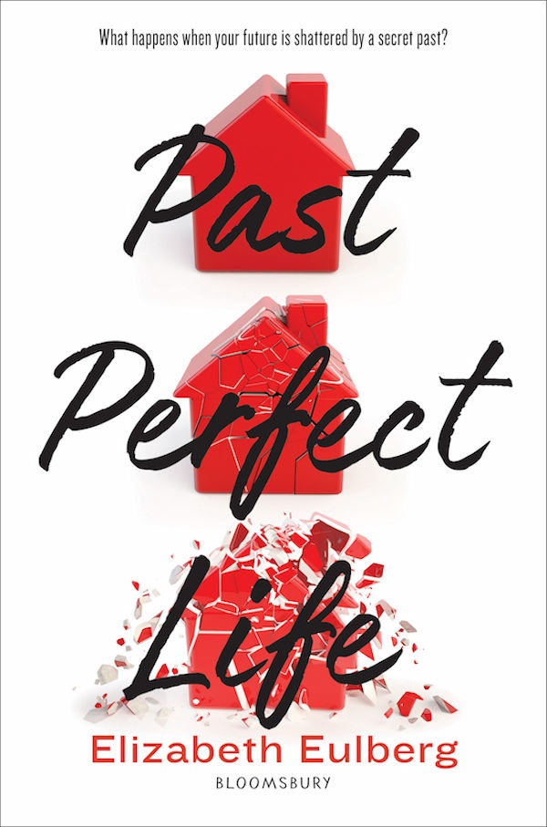 Cover Past Perfect Life: Three little red monopoly houses in a row, each one progressively breaking more apart