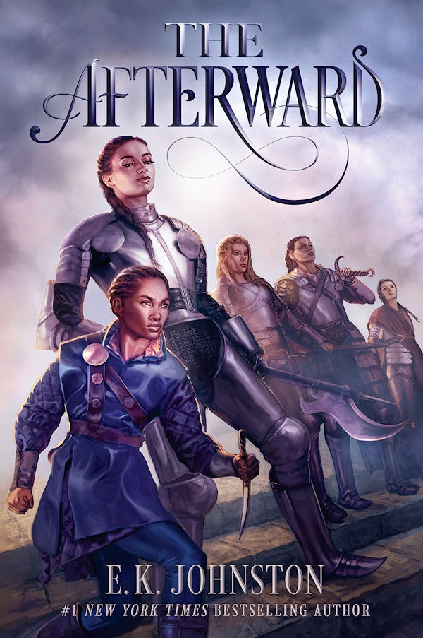 Cover The Afterward: A group of fantasy women dressed in armor with fierce looks on their faces