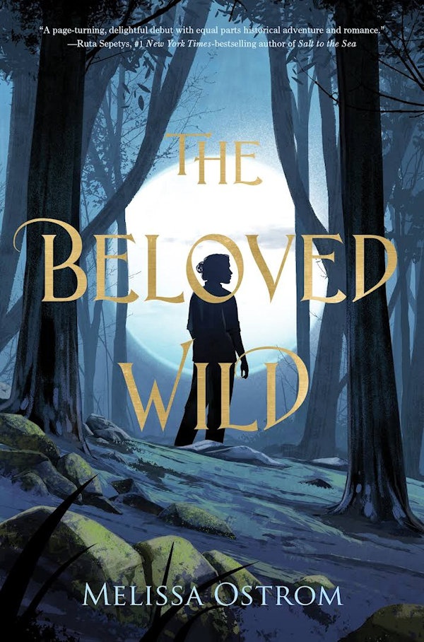 Cover The Beloved Wild: A girl stands in the middle of an opening in a forest