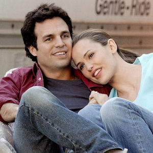 Jennifer Garner and Mark Ruffalo from 13 Going On 30 cuddling