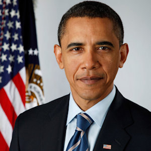 Portrait of Barack Obama, former US President