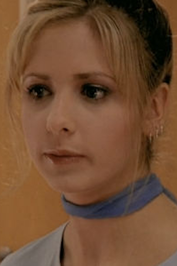Buffy looking pensive.