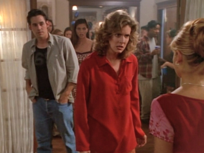 At a party, Joyce angrily confronts Buffy.