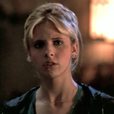 Buffy upset.