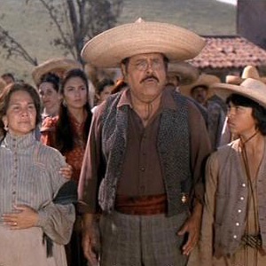 Screenshot of the villagers in Three Amigos