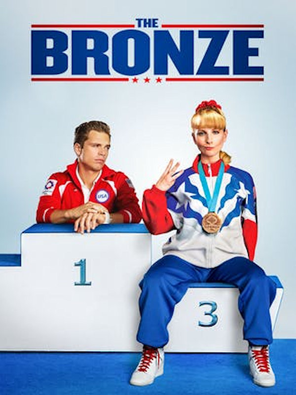 The Bronze Cover: A winner's podium, Hope sits on the third spot holding 3 fingers up while Lance leans on spot 1 and looks at her