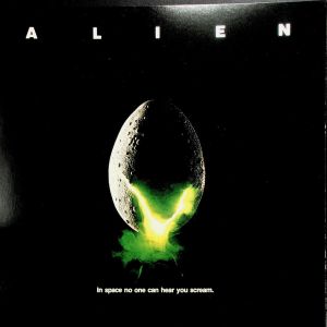 Movie poster for 'Alien' (in space, no one can hear your scream)