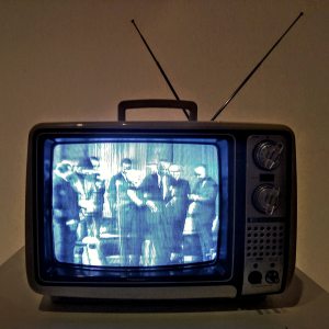 Black and white television