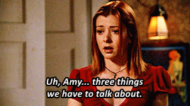 Willow catching Amy up on time passing as we see flashbacks to what she's talking about