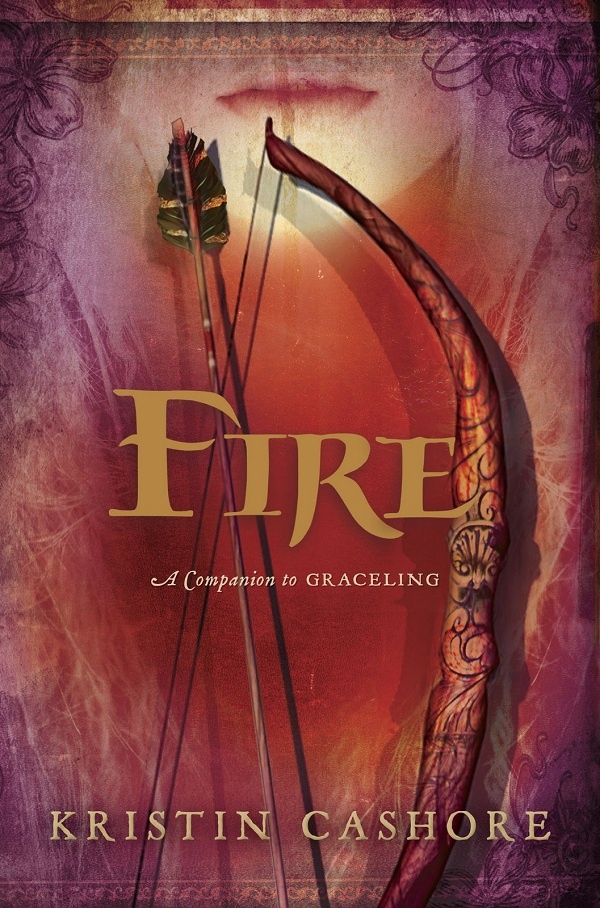 Cover of Fire: A red background with a bow and arrow.