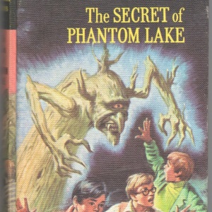 Cover of The Secret of Phantom Lake, featuring a one-eyed monster