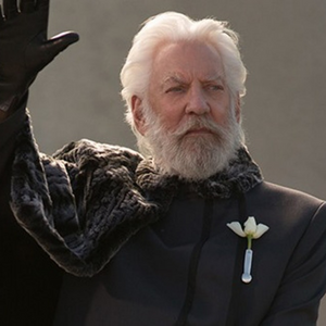 Donald Sutherland as President Snow