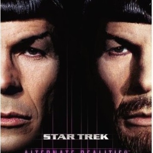 Side by side photos of regular Mr. Spock and Evil Mr. Spock