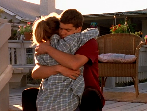 Pacey hugs Tamara