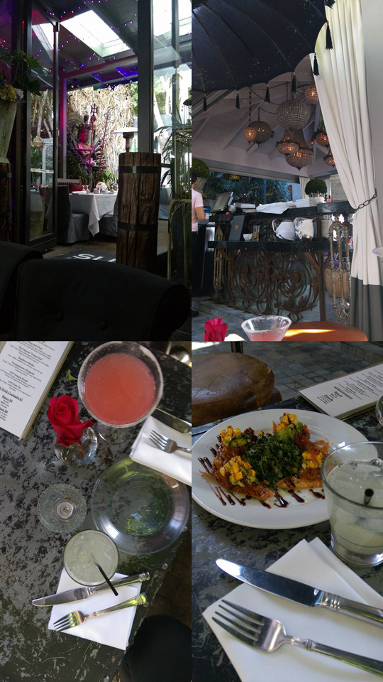 Jennie's photos of when she went to the Vanderpump restaurant