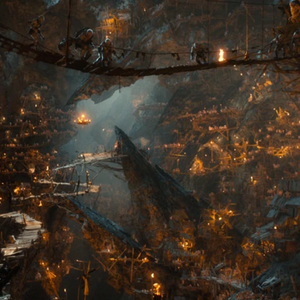 Underground structures from LOTR