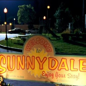 The "Welcome to Sunnydale" sign from Buffy the Vampire Slayer