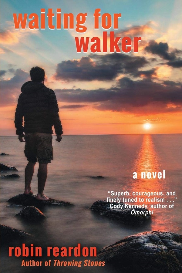 Cover of Waiting for Walker by Robin Reardon. A boy stares out to sea.