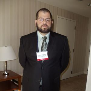 Brian in a suit at ALA