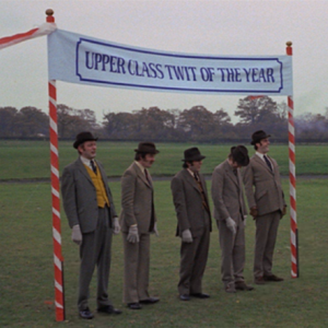 The Monty Python sketch 'Upperclass Twit of the Year'