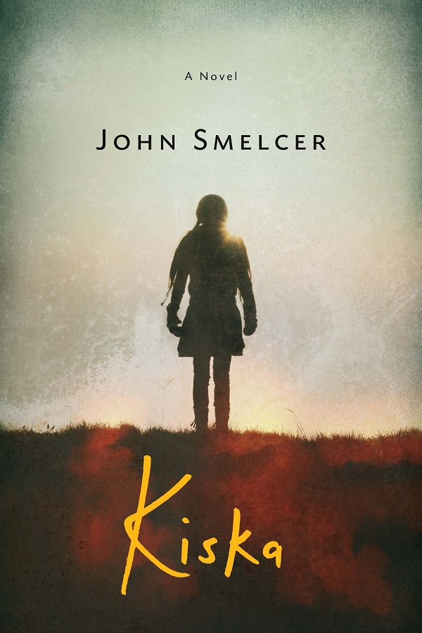 Cover of Kiska by John Smelcer. A Native girl gazes at the sun, her back to the viewer