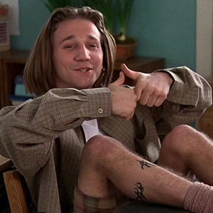 Travis giving two thumbs up in Clueless