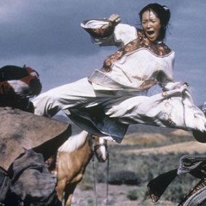 Zhang Ziyi in a scene from CROUCHING TIGER, HIDDEN DRAGON, 2000.