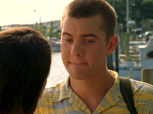 Pacey has a new buzz cut