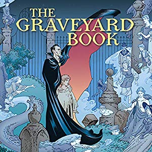 Cropped cover of Neil Gaiman's The Graveyard Book