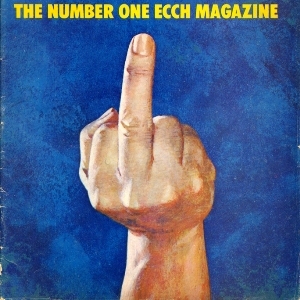 Cover of MAD 166, a huge middle finger