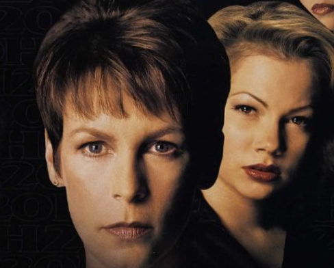 Jamie Lee Curtis and Michelle Williams on the HALLOWEEN: H20 poster