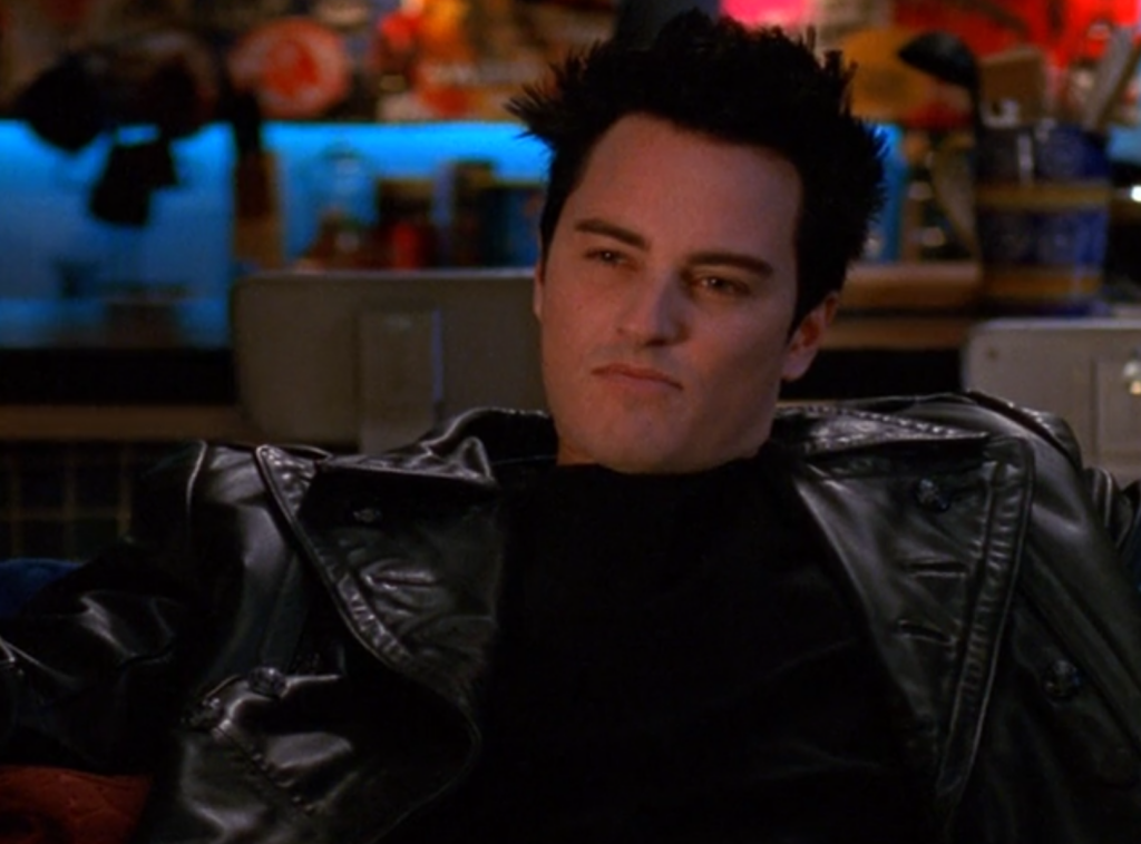 Jack, dressed as a cool vampire in a leather jacket