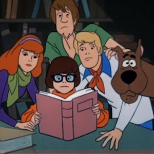 Daphne, Velma, Shaggy, Fred, and Scooby from Scooby-Doo
